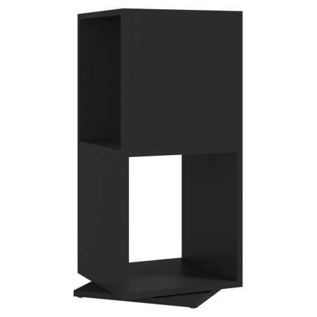 vidaXL Armadietto Girevole Nero 34,5x34,5x75,5 cm Truciolato