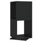 vidaXL Armadietto Girevole Nero 34,5x34,5x75,5 cm Truciolato vidaXL Armadietto Girevole Nero 34,5x34,5x75,5 cm Truciolato