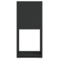 vidaXL Armadietto Girevole Nero 34,5x34,5x75,5 cm Truciolato vidaXL Armadietto Girevole Nero 34,5x34,5x75,5 cm Truciolato