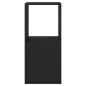 vidaXL Armadietto Girevole Nero 34,5x34,5x75,5 cm Truciolato vidaXL Armadietto Girevole Nero 34,5x34,5x75,5 cm Truciolato