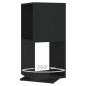 vidaXL Armadietto Girevole Nero 34,5x34,5x75,5 cm Truciolato vidaXL Armadietto Girevole Nero 34,5x34,5x75,5 cm Truciolato