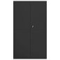 vidaXL Armadio Classificatore Nero 105x40x180 cm in Acciaio
