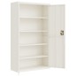 vidaXL Armadio Classificatore Bianco 105x40x180 cm in Acciaio vidaXL Armadio Classificatore Bianco 105x40x180 cm in Acciaio