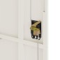 vidaXL Armadio Classificatore Bianco 105x40x180 cm in Acciaio vidaXL Armadio Classificatore Bianco 105x40x180 cm in Acciaio