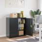 vidaXL Armadio Classificatore Antracite 90x40x90 cm in Acciaio vidaXL Armadio Classificatore Antracite 90x40x90 cm in Acciaio