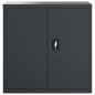 vidaXL Armadio Classificatore Antracite 90x40x90 cm in Acciaio vidaXL Armadio Classificatore Antracite 90x40x90 cm in Acciaio