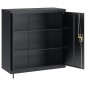 vidaXL Armadio Classificatore Antracite 90x40x90 cm in Acciaio vidaXL Armadio Classificatore Antracite 90x40x90 cm in Acciaio