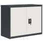 vidaXL Armadio Classificatore Antracite e Bianco 90x40x70cm in Acciaio vidaXL Armadio Classificatore Antracite e Bianco 90x40x70cm in Acciaio