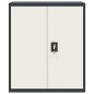 vidaXL Armadio Classificatore Antracite e Bianco 90x40x105 cm Acciaio vidaXL Armadio Classificatore Antracite e Bianco 90x40x105 cm Acciaio