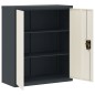 vidaXL Armadio Classificatore Antracite e Bianco 90x40x105 cm Acciaio vidaXL Armadio Classificatore Antracite e Bianco 90x40x105 cm Acciaio