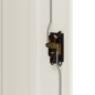 vidaXL Armadio Classificatore Antracite e Bianco 90x40x105 cm Acciaio vidaXL Armadio Classificatore Antracite e Bianco 90x40x105 cm Acciaio
