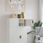 vidaXL Armadio Classificatore Grigio Chiaro 90x40x40 cm in Acciaio vidaXL Armadio Classificatore Grigio Chiaro 90x40x40 cm in Acciaio