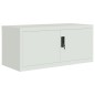 vidaXL Armadio Classificatore Grigio Chiaro 90x40x40 cm in Acciaio vidaXL Armadio Classificatore Grigio Chiaro 90x40x40 cm in Acciaio