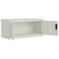 vidaXL Armadio Classificatore Grigio Chiaro 90x40x40 cm in Acciaio vidaXL Armadio Classificatore Grigio Chiaro 90x40x40 cm in Acciaio