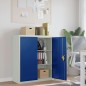 vidaXL Armadio Classificatore Grigio Chiaro e Blu 90x40x105 cm Acciaio vidaXL Armadio Classificatore Grigio Chiaro e Blu 90x40x105 cm Acciaio