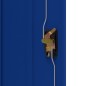 vidaXL Armadio Classificatore Grigio Chiaro e Blu 90x40x105 cm Acciaio vidaXL Armadio Classificatore Grigio Chiaro e Blu 90x40x105 cm Acciaio