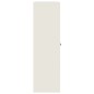 vidaXL Armadio Classificatore Bianco 90x40x140 cm in Acciaio