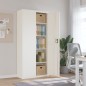 vidaXL Armadio Classificatore Bianco 90x40x200 cm in Acciaio vidaXL Armadio Classificatore Bianco 90x40x200 cm in Acciaio