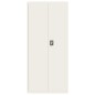 vidaXL Armadio Classificatore Bianco 90x40x200 cm in Acciaio vidaXL Armadio Classificatore Bianco 90x40x200 cm in Acciaio