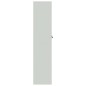 vidaXL Schedario Grigio Chiaro e Grigio Scuro 90x40x180 cm in Acciaio