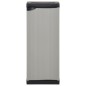 vidaXL Armadietto da Giardino con 1 Ripiano Grigio e Nero 35x40x85 cm vidaXL Armadietto da Giardino con 1 Ripiano Grigio e Nero 35x40x85 cm
