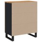 vidaXL Credenza 60x33x75 cm in Legno Massello di Acacia vidaXL Credenza 60x33x75 cm in Legno Massello di Acacia