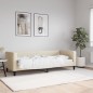vidaXL Letto da Giorno Crema 80x200 cm in Tessuto vidaXL Letto da Giorno Crema 80x200 cm in Tessuto