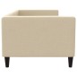 vidaXL Letto da Giorno Crema 80x200 cm in Tessuto vidaXL Letto da Giorno Crema 80x200 cm in Tessuto