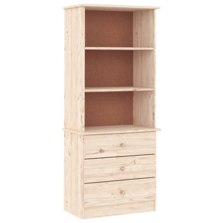 vidaXL Libreria con Cassetti ALTA 60x35x142 cm Legno Massello di Pino