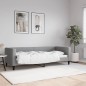 vidaXL Letto da Giorno Grigio Chiaro 80x200 cm in Tessuto vidaXL Letto da Giorno Grigio Chiaro 80x200 cm in Tessuto