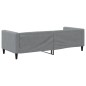 vidaXL Letto da Giorno Grigio Chiaro 80x200 cm in Tessuto vidaXL Letto da Giorno Grigio Chiaro 80x200 cm in Tessuto