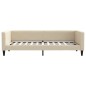 vidaXL Letto da Giorno Crema 90x200 cm in Tessuto vidaXL Letto da Giorno Crema 90x200 cm in Tessuto