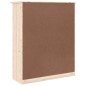 vidaXL Piano Comò ALTA 77x30x92 cm in Legno Massello di Pino vidaXL Piano Comò ALTA 77x30x92 cm in Legno Massello di Pino