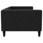 vidaXL Letto da Giorno Nero 90x190 cm in Tessuto vidaXL Letto da Giorno Nero 90x190 cm in Tessuto