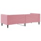 vidaXL Letto da Giorno Rosa 80x200 cm in Velluto vidaXL Letto da Giorno Rosa 80x200 cm in Velluto
