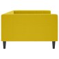 vidaXL Letto da Giorno Giallo 100x200 cm in Velluto vidaXL Letto da Giorno Giallo 100x200 cm in Velluto