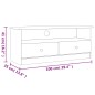 vidaXL Mobile TV con Cassetti ALTA 100x35x41 cm Legno Massello di Pino vidaXL Mobile TV con Cassetti ALTA 100x35x41 cm Legno Massello di Pino
