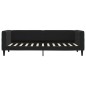 vidaXL Letto da Giorno Nero 80x200 cm in Velluto vidaXL Letto da Giorno Nero 80x200 cm in Velluto