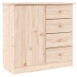 vidaXL Credenza ALTA 77x35x73 cm in Legno Massello di Pino vidaXL Credenza ALTA 77x35x73 cm in Legno Massello di Pino