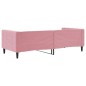 vidaXL Letto da Giorno Rosa 90x200 cm in Velluto