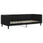 vidaXL Letto da Giorno Nero 90x190 cm in Velluto vidaXL Letto da Giorno Nero 90x190 cm in Velluto