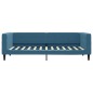 vidaXL Letto da Giorno Blu 100x200 cm in Velluto vidaXL Letto da Giorno Blu 100x200 cm in Velluto