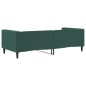 vidaXL Letto da Giorno Verde Scuro 90x200 cm in Velluto vidaXL Letto da Giorno Verde Scuro 90x200 cm in Velluto