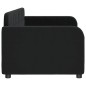 vidaXL Letto da Giorno Nero 80x200 cm in Velluto vidaXL Letto da Giorno Nero 80x200 cm in Velluto