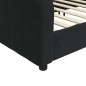 vidaXL Letto da Giorno Nero 80x200 cm in Velluto vidaXL Letto da Giorno Nero 80x200 cm in Velluto