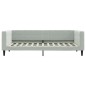 vidaXL Letto da Giorno Grigio Chiaro 90x200 cm in Velluto