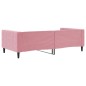 vidaXL Letto da Giorno Rosa 100x200 cm in Velluto vidaXL Letto da Giorno Rosa 100x200 cm in Velluto
