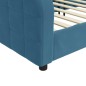 vidaXL Letto da Giorno Blu 100x200 cm in Velluto vidaXL Letto da Giorno Blu 100x200 cm in Velluto
