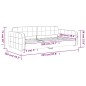 vidaXL Letto da Giorno Blu 100x200 cm in Velluto vidaXL Letto da Giorno Blu 100x200 cm in Velluto