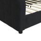 vidaXL Letto da Giorno Nero 100x200 cm in Velluto vidaXL Letto da Giorno Nero 100x200 cm in Velluto